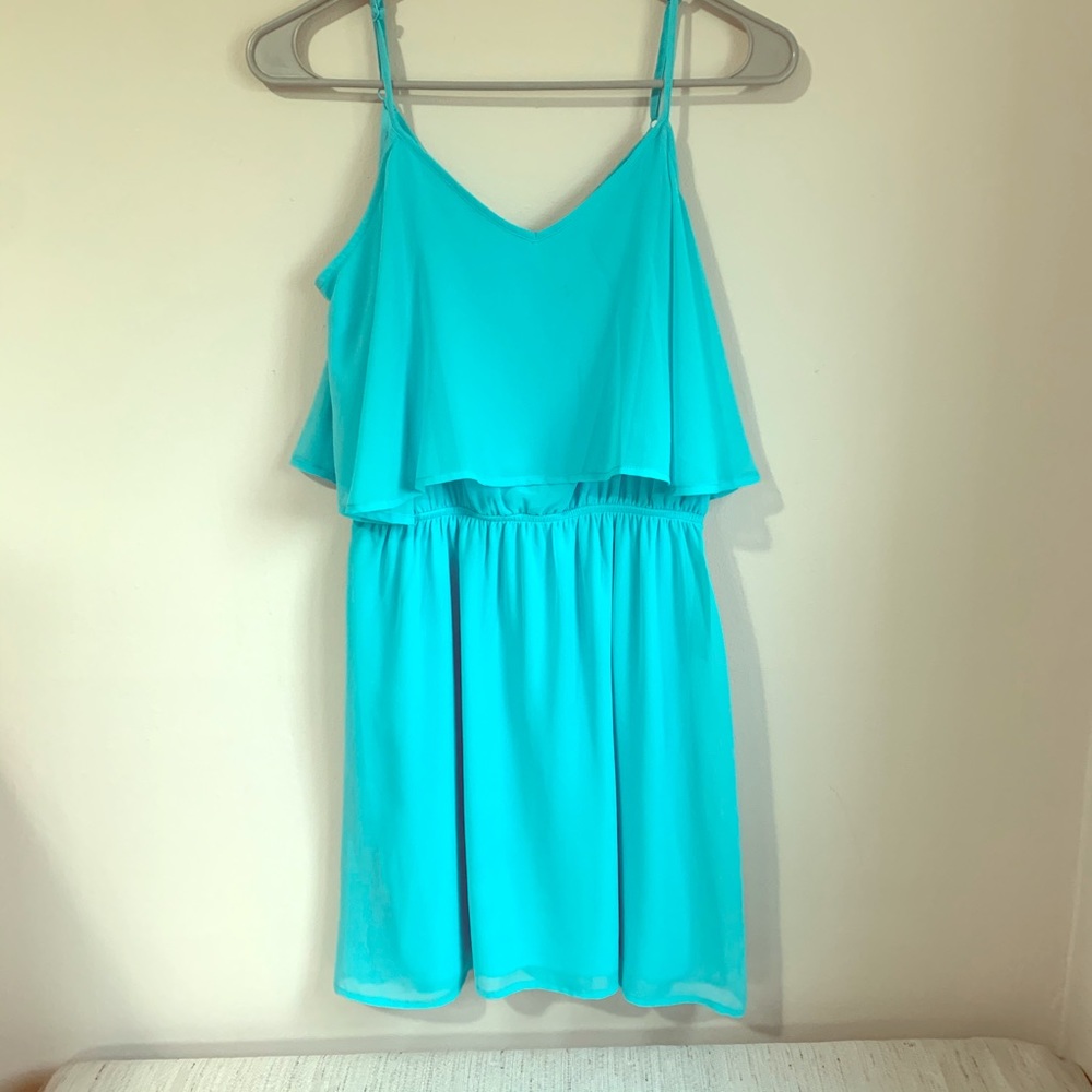 Express Light Blue Summer Dress
